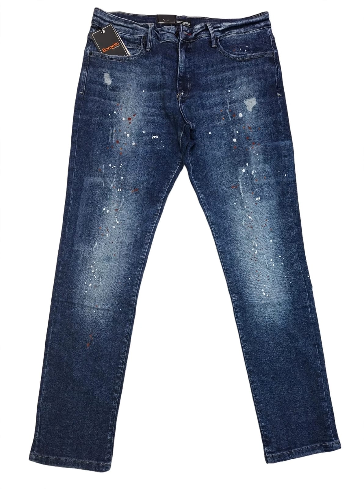 Bargello Premium Paint Splash Jeans