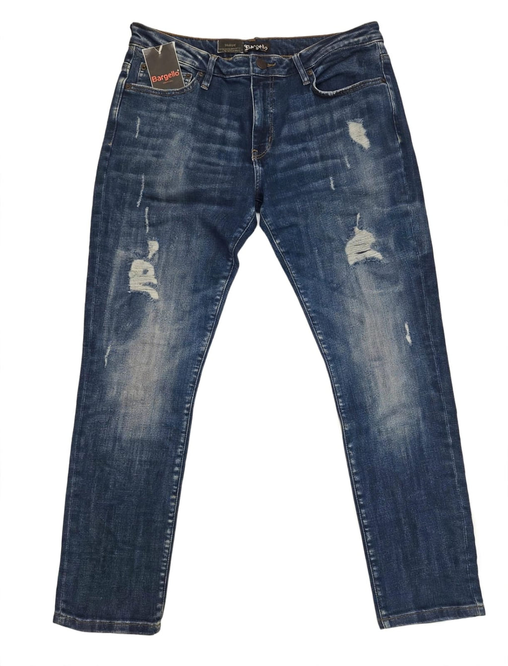 Bargello Dark Distressed Jeans