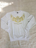White Gold Wing Couture Sweatshirt - White Gold