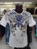 White Kings Jeans Graphic Tee - Y2K/ Affliction