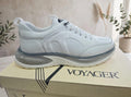 VOYAGA White Comfort Runner - Premium Leather Sneaker