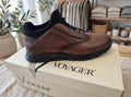 VOYAGER Men's Comfort Leather Sneaker - Brown
