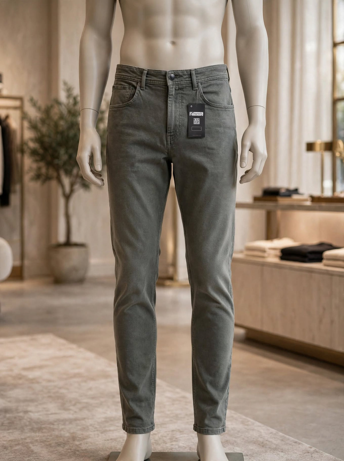 Bargello Sage Green Jean