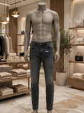 Charcoal Grey Acid Washed Jeans