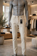 Bargello Specked Jean - Off- White