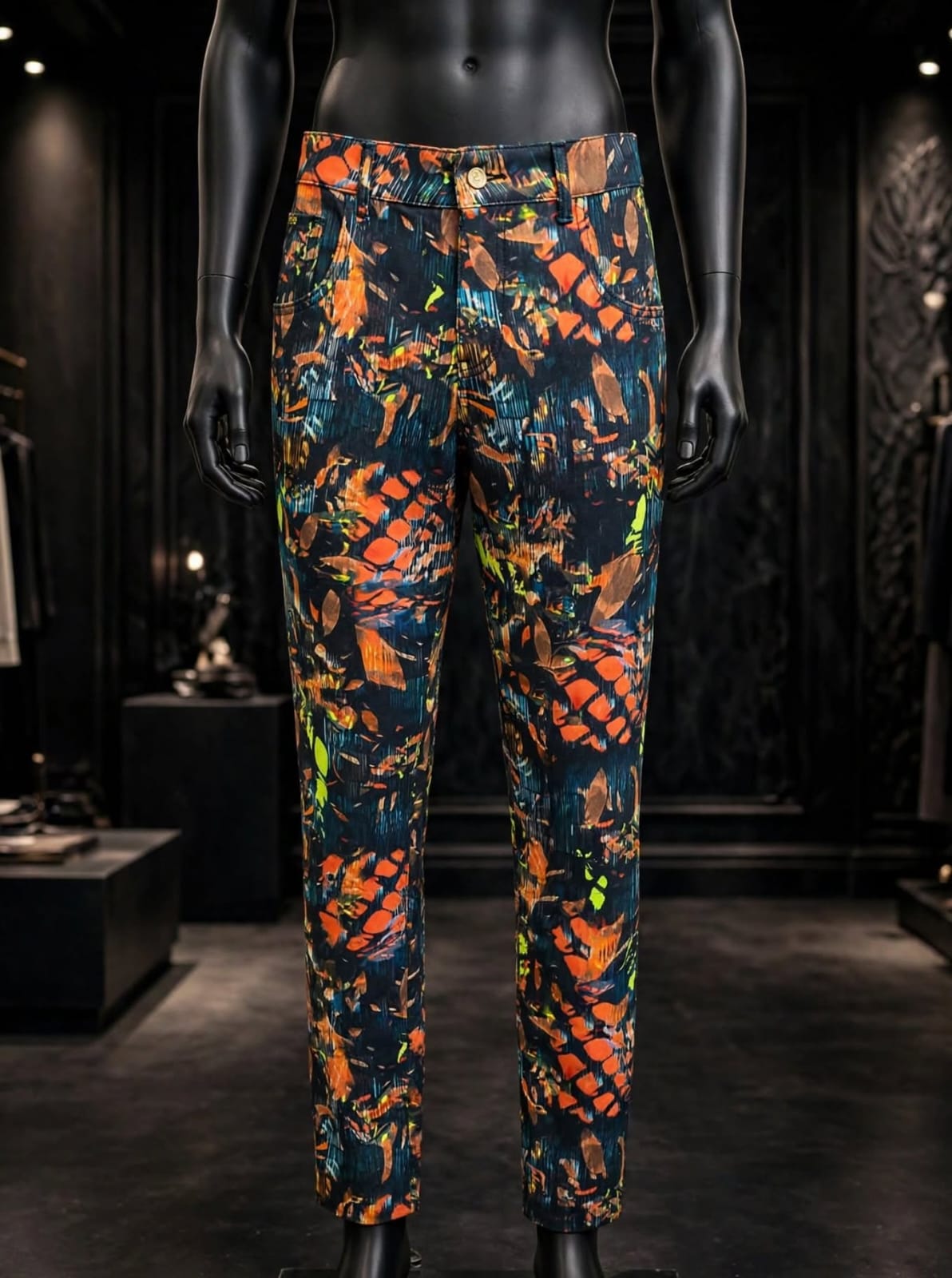 Swigs Tropical Sunset Neon Leaf Pants - Limited Edition