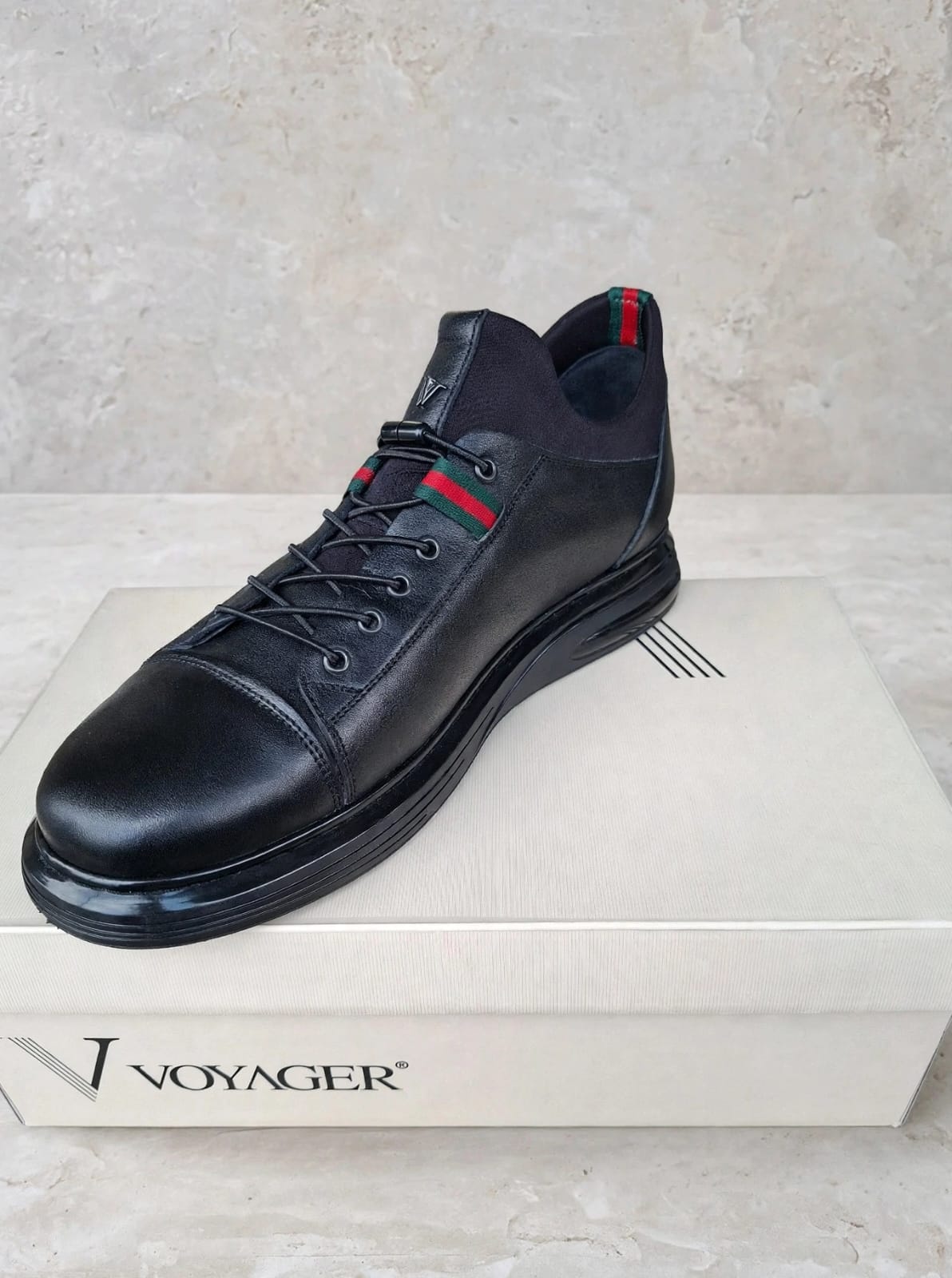 Black Voyager Sneakers