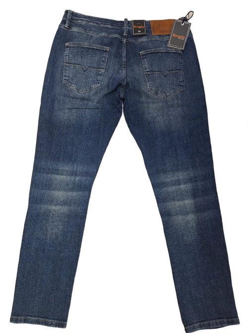 Bargello Dark Distressed Jeans