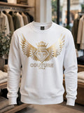White Gold Wing Couture Sweatshirt - White Gold