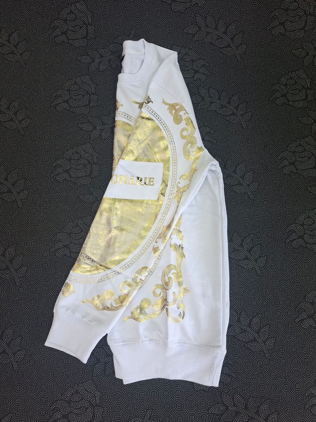 White Billionaire Baroque Crewneck Sweatshirt