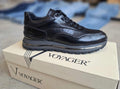 VOYAGER Premium Leather Sneaker - Black