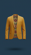 Saffron Gold Jacket with Iznik Lining